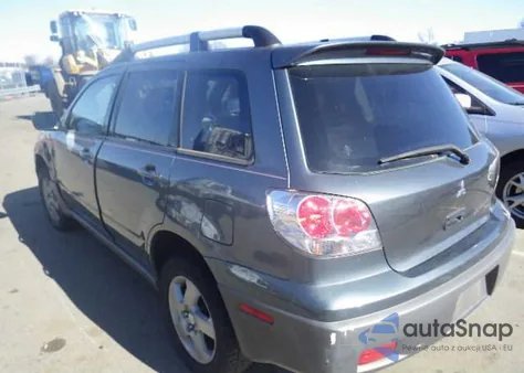2003 Mitsubishi Outlander Xls from USA, damaged, VIN JA4LZ41GX3U061319